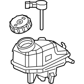GM 13286450 Master Cylinder Reservoir 13286450 GM Master Cylinder Reservoir Illustration 1 of 1
