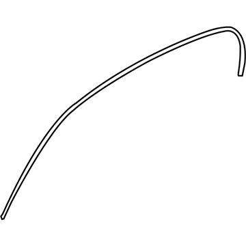 Saturn 13251122 Upper Weatherstrip