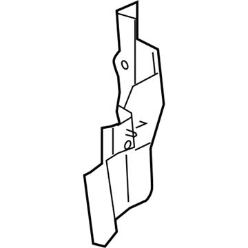 15853260 GM Mount Bracket, Outer Passenger Side Illustration 1 of 1