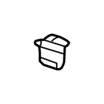 21303269 GM Quarter Pillar Trim Upper Retainer Illustration 1 of 1