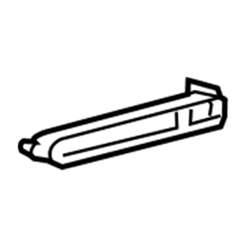 GM 13596043 Molding 13596043 GM Molding Illustration 1 of 1