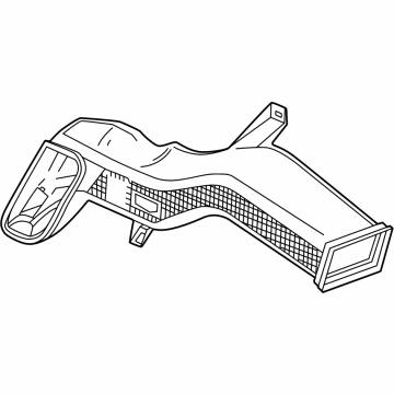 Cadillac 86789314 Lower Duct