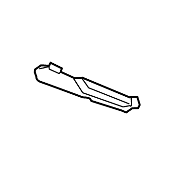 GM 84847966 Rail Cover, Lower Passenger Side 84847966 GM Rail Cover, Lower Passenger Side Illustration 1 of 1