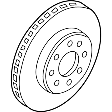 Chevy Aveo Brake Rotor - 96471275