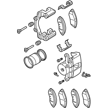 Chevy Aveo Brake Caliper - 96475175