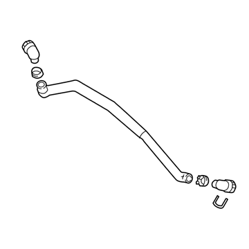 GM 42762060 Heater Hose 42762060 GM Heater Hose Illustration 1 of 1