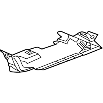 84718728 GM Heat Shield, Passenger Side Illustration 1 of 1