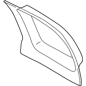 GM 15167113 Molding, Passenger Side 15167113 GM Molding, Passenger Side Illustration 1 of 1