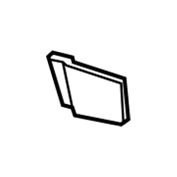 GM 23142972 Tow Eye Cap 23142972 GM Tow Eye Cap Illustration 1 of 1