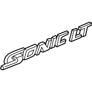 GM 95483970 Nameplate 95483970 GM Nameplate Illustration 1 of 1