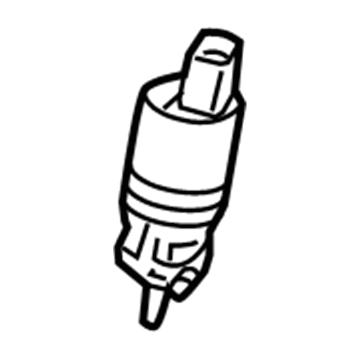 Chevy Silverado 1500 LTD Windshield Washer Pump - 84993622