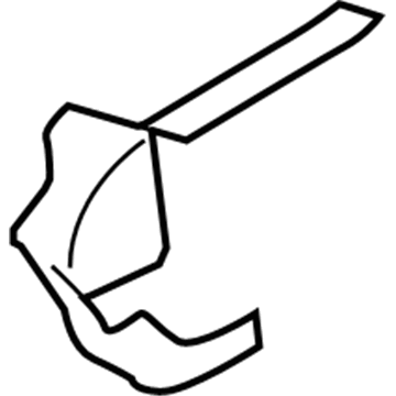 GM 25827441 Latch Cover, Front Center Upper 25827441 GM Latch Cover, Front Center Upper Illustration 1 of 1