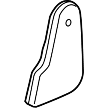 GM 15243886 Pivot Cover, Titanium 15243886 GM Pivot Cover, Titanium Illustration 1 of 1