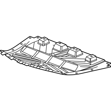 Cadillac 42917888 Lower Deflector