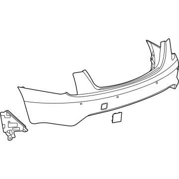 Cadillac CT4 Bumper Cover - 85571782