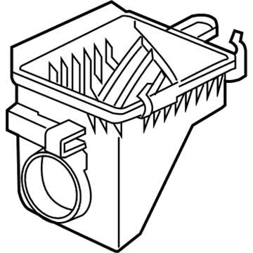 GM 22694201 Air Cleaner Body 22694201 GM Air Cleaner Body Illustration 1 of 1