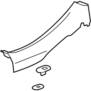 Chevy 22880720 Rear Sill Plate