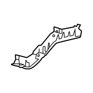 GM 84979993 Side Bracket, Front Inner Passenger Side 84979993 GM Side Bracket, Front Inner Passenger Side Illustration 1 of 1