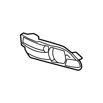 GM 84766365 Trim Bezel, Front Driver Side 84766365 GM Trim Bezel, Front Driver Side Illustration 1 of 1