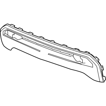GM 84766356 Skid Plate, Black 84766356 GM Skid Plate, Black Illustration 1 of 1