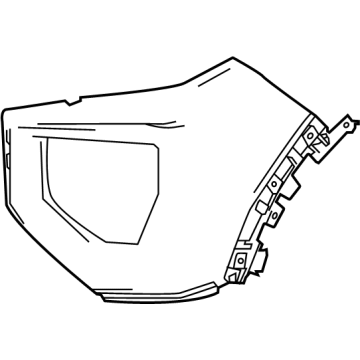 GM 85617692 Side Cover, Driver Side 85617692 GM Side Cover, Driver Side Illustration 1 of 1