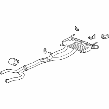 Cadillac 23436598 Muffler & Pipe Clamp