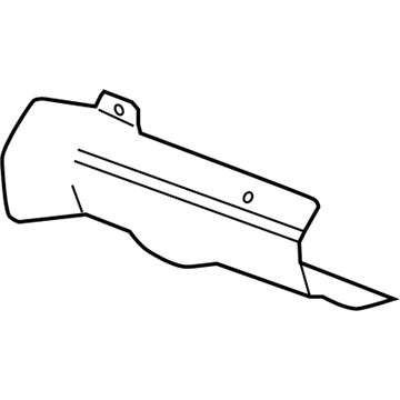 GM 25991723 Heat Shield 25991723 GM Heat Shield Illustration 1 of 1