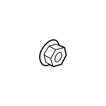 Chevy 11546366 Stabilizer Link Nut