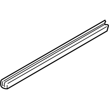GM 22682290 Belt Weatherstrip, Front Outer Passenger Side 22682290 GM Belt Weatherstrip, Front Outer Passenger Side Illustration 1 of 1