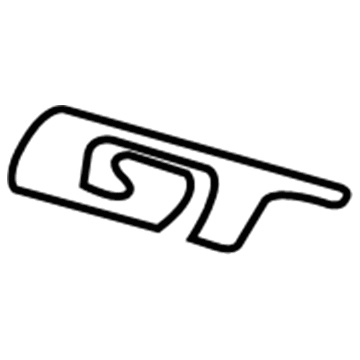 22636906 GM Nameplate, Gray, Front Illustration 1 of 1