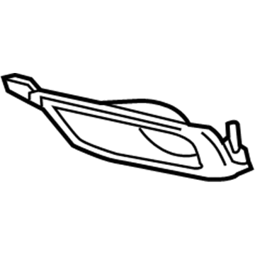 GM 22758248 Heat Shield, Passenger Side 22758248 GM Heat Shield, Passenger Side Illustration 1 of 1