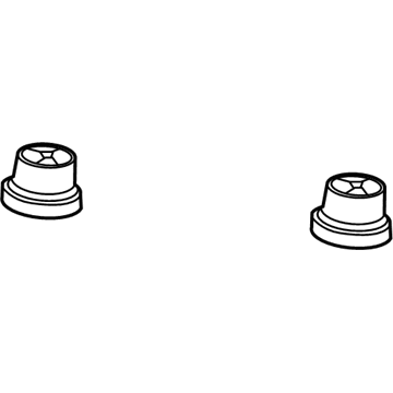 GM 24453627 Engine Cover Insulator 24453627 GM Engine Cover Insulator Illustration 1 of 1