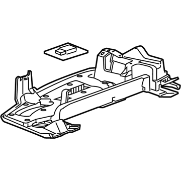 22813384 GM Lower Insulator, Passenger Side Illustration 1 of 1
