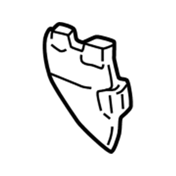 GM 10405959 Lower Molding Retainer, Driver Side 10405959 GM Lower Molding Retainer, Driver Side Illustration 1 of 1