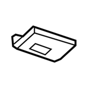 GM 96673454 Trim Plate, Titanium 96673454 GM Trim Plate, Titanium Illustration 1 of 1