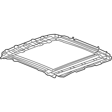GM 26257929 Sunroof Frame 26257929 GM Sunroof Frame Illustration 1 of 1