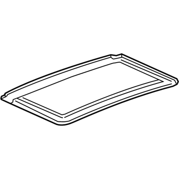 GM 26257930 Fixed Glass 26257930 GM Fixed Glass Illustration 1 of 1