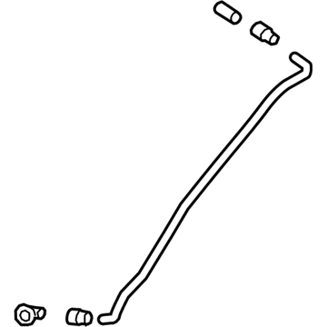 GM 26214297 Front Hose, Driver Side 26214297 GM Front Hose, Driver Side Illustration 1 of 1