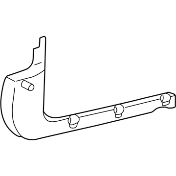 22575172 GM Carpet Retainer, Front Passenger Side Illustration 1 of 1