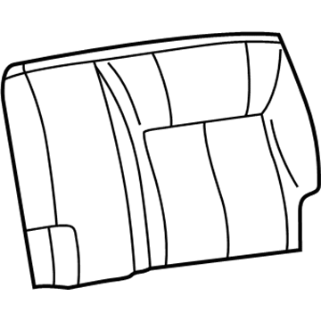 Chevy 89039298 Seat Back Cover
