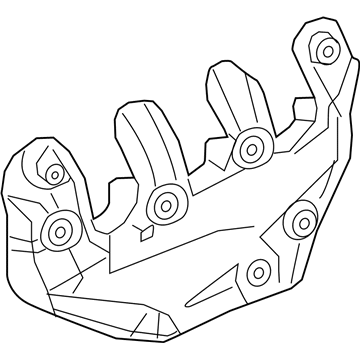 GM 12629723 Heat Shield, Passenger Side 12629723 GM Heat Shield, Passenger Side Illustration 1 of 1