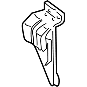 10405763 GM Latch Support, Front Illustration 1 of 1