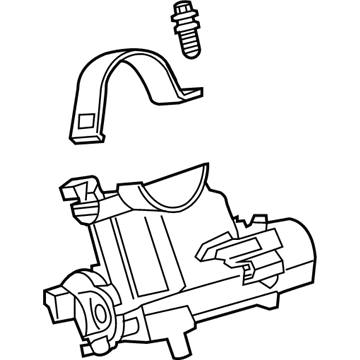 GM 84990323 Ignition Lock 84990323 GM Ignition Lock Illustration 1 of 1