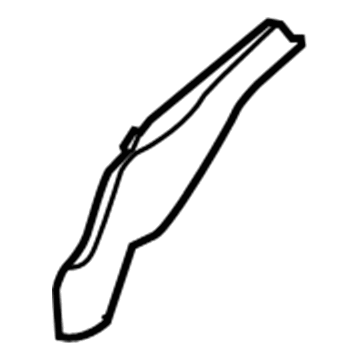 Chevy 95470951 Cowl Grille Side Seal