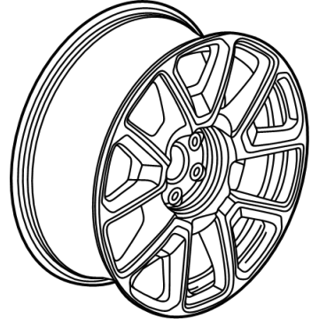 GM 23376234 Wheel, Alloy 23376234 GM Wheel, Alloy Illustration 1 of 1