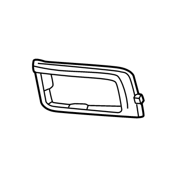 GM 84878757 Trim Cover, Front Driver Side 84878757 GM Trim Cover, Front Driver Side Illustration 1 of 1