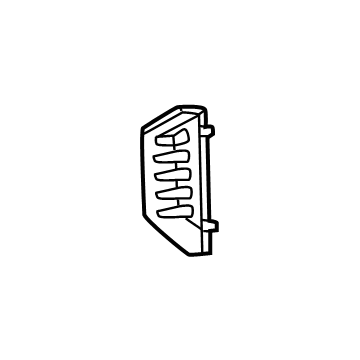 GM 84869627 Air Duct, Front Outer Driver Side 84869627 GM Air Duct, Front Outer Driver Side Illustration 1 of 1