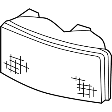 Chevy 15034930 Headlamp Assembly