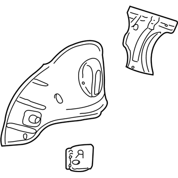 Saturn 22712051 Wheelhouse Assembly