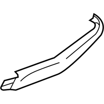 GM 84087615 Applique, Front Passenger Side 84087615 GM Applique, Front Passenger Side Illustration 1 of 1